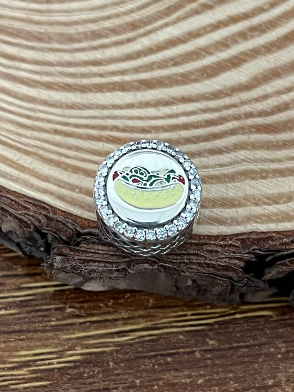 Pandora Chicago hot dog Exclusive Bead Charm S925 Silver Charm